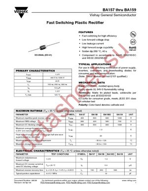 BA159DGP-E3/54 datasheet  